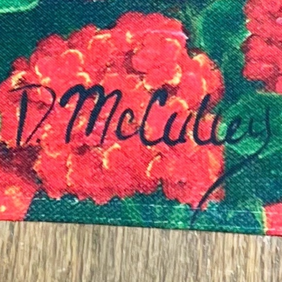 D McCulley Moose in the City Floral Flag Tapestry Wall Hanging Decor - Picture 5 of 7